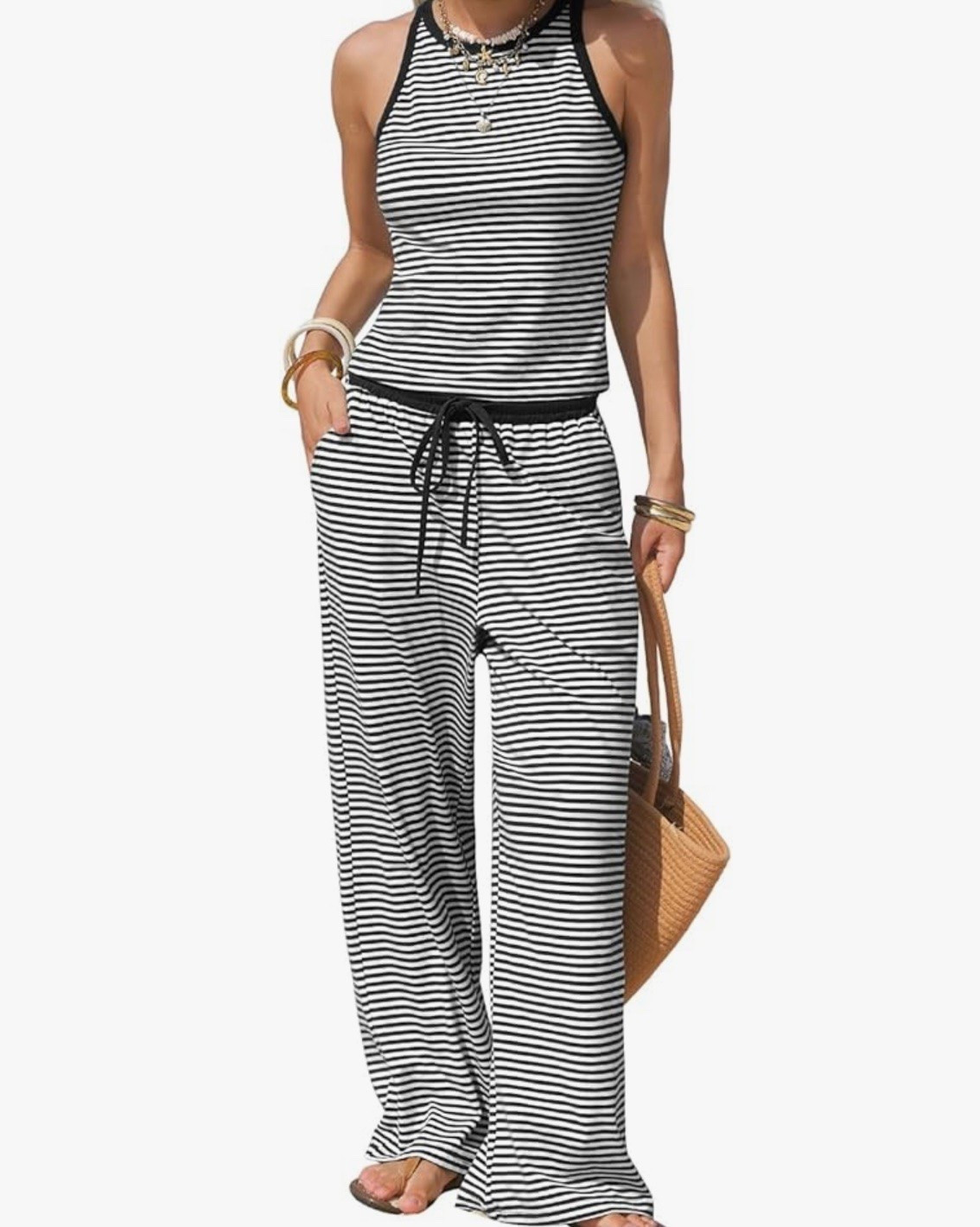 Amazon Cotton Summer 2 Piece Outfits Striped Halter Tops Matching Wide Leg Pant Sets 

Amazon Fashion

#LTKOver40 #LTKSaleAlert #LTKTravel