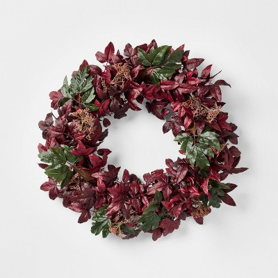 Plum Berry Wreath - Threshold™ designed with Studio McGee | Target