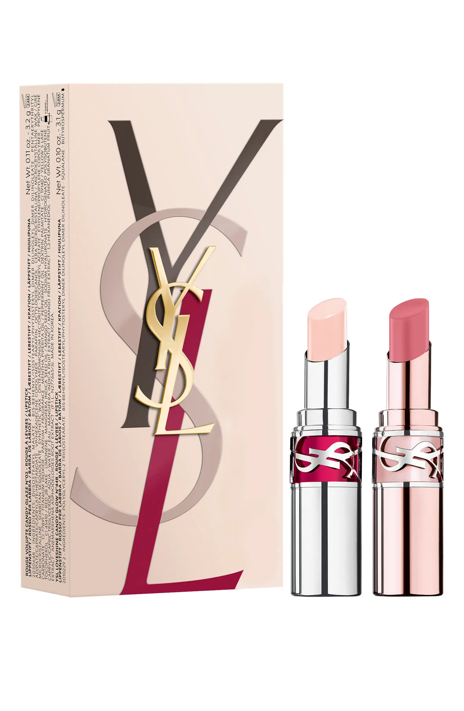 2-Piece Lip Gloss Stick & Balm Set (Limited Edition) $84 Value | Nordstrom