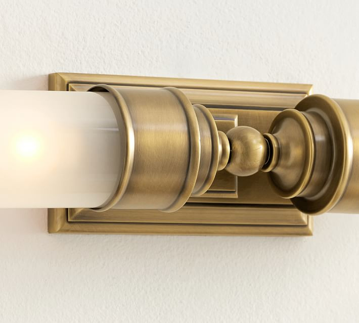 Sussex Double Tube Sconce | Pottery Barn (US)