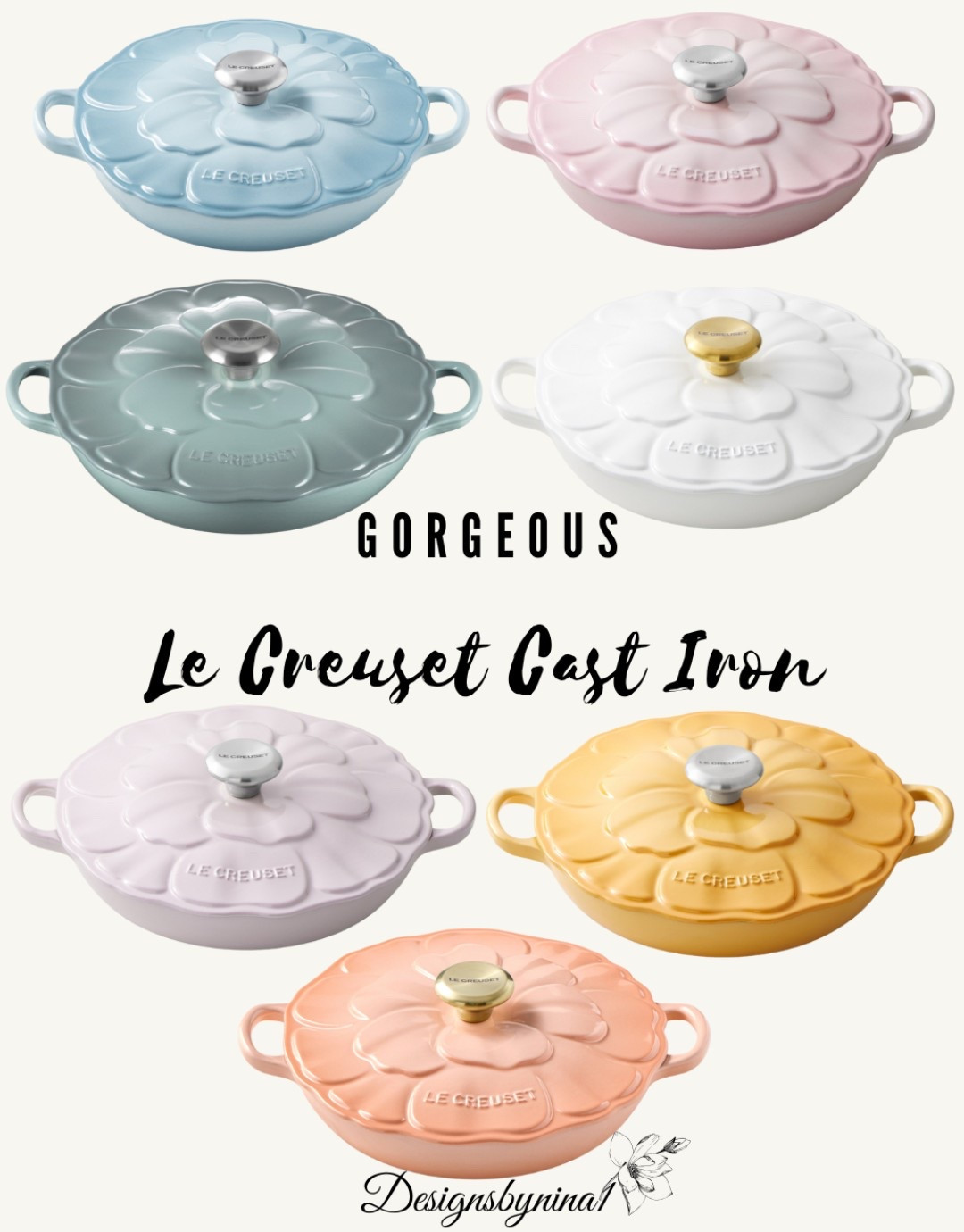 🤩Gorgeous Le Creuset Enameled Cast Iron Petal Braiser! Gorgeous pastel colors. These would make a great gift for weddings, housewarmings & Mother’s Day!

Cookware | Kitchen Essentials 

#LTKHome #LTKGiftGuide #LTKWedding