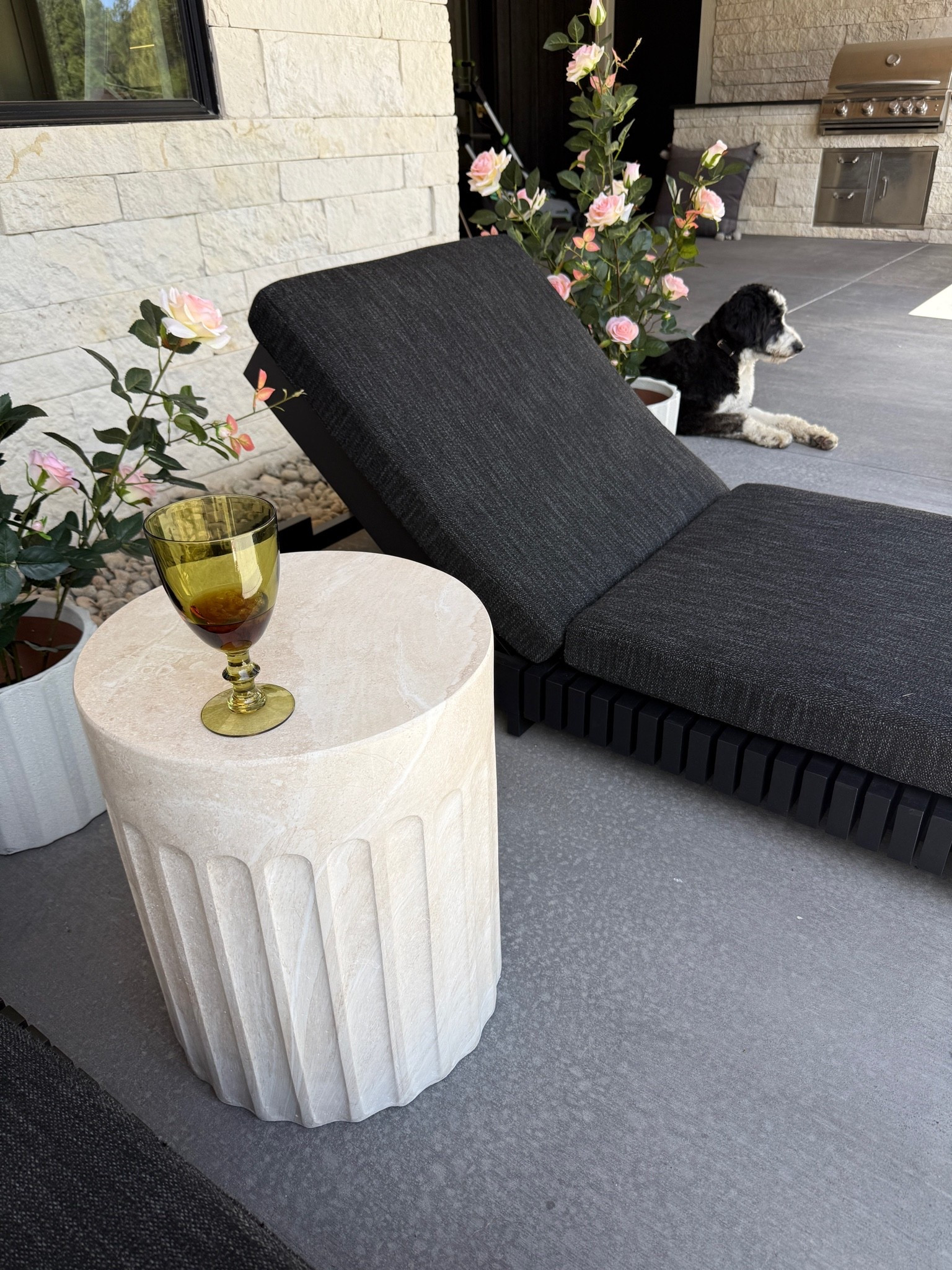 Added a couple faux rose plants to the patio and they look so good! Linking similar loungers. Ours are from RH and cannot be linked.

#LTKSeasonal #LTKdayinmylife #LTKHome