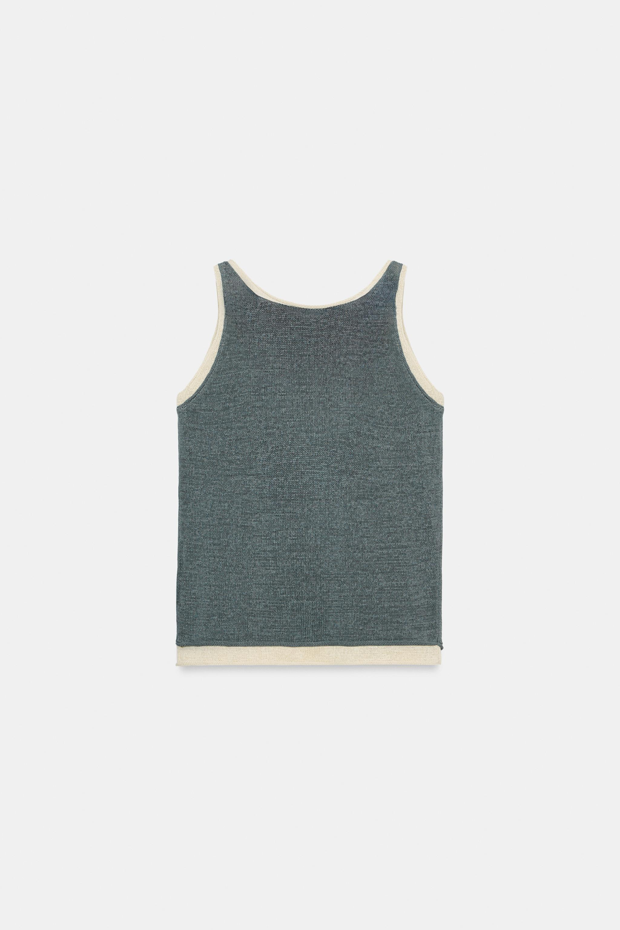 COMBINATION KNIT TOP | Zara US