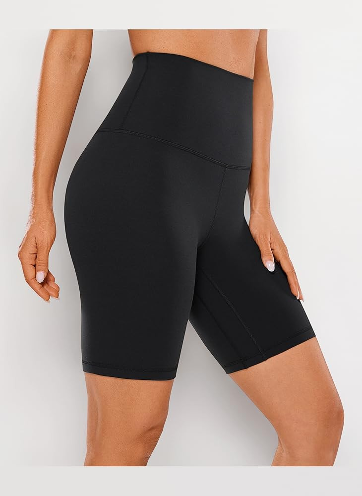 CRZ YOGA Women's Butterluxe 6''/8'' Super High Waist Cycling Shorts - Butter Soft Short Leggings ... | Amazon (UK)