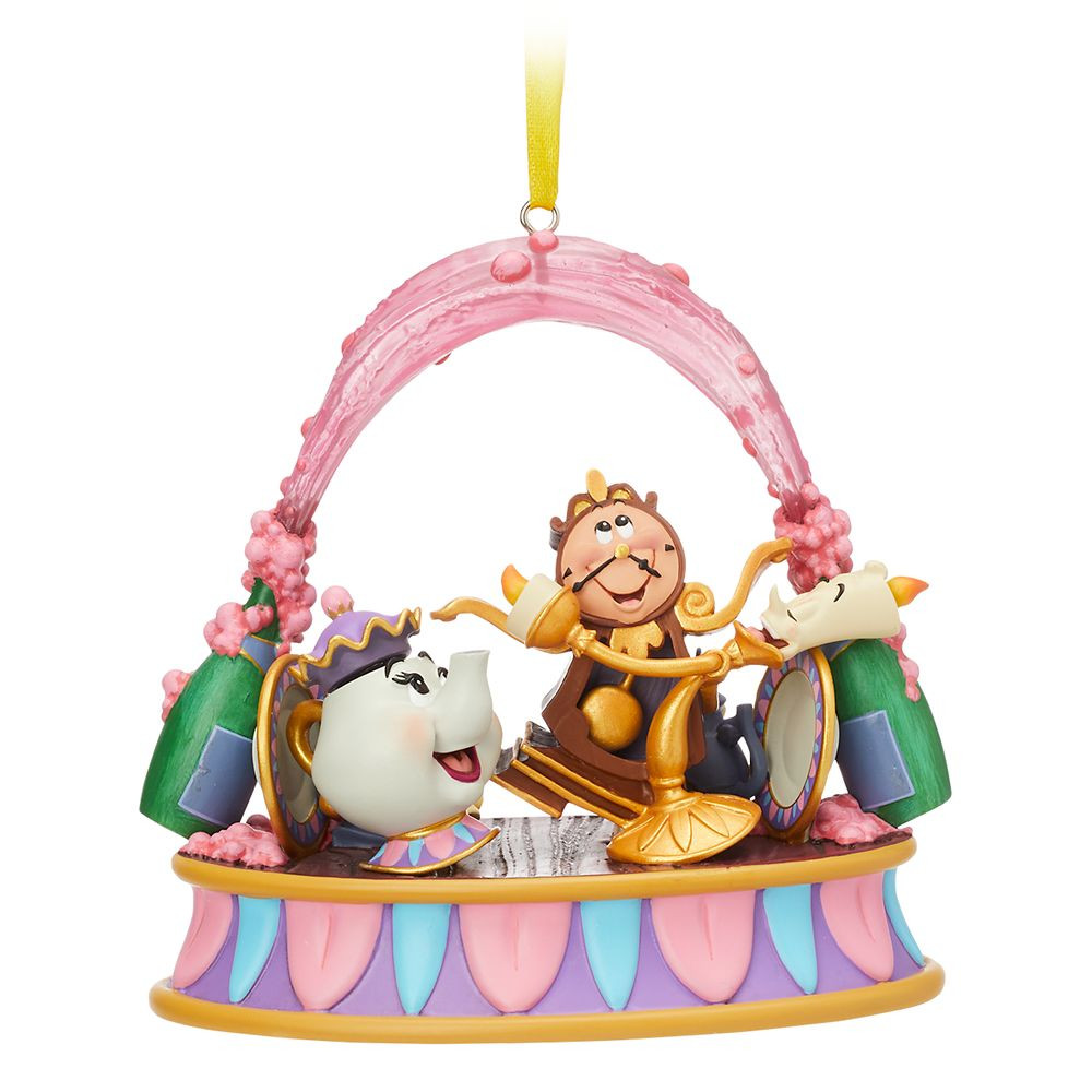 Lumiere and Friends Singing Living Magic Sketchbook Ornament – Beauty and the Beast | Disney Store