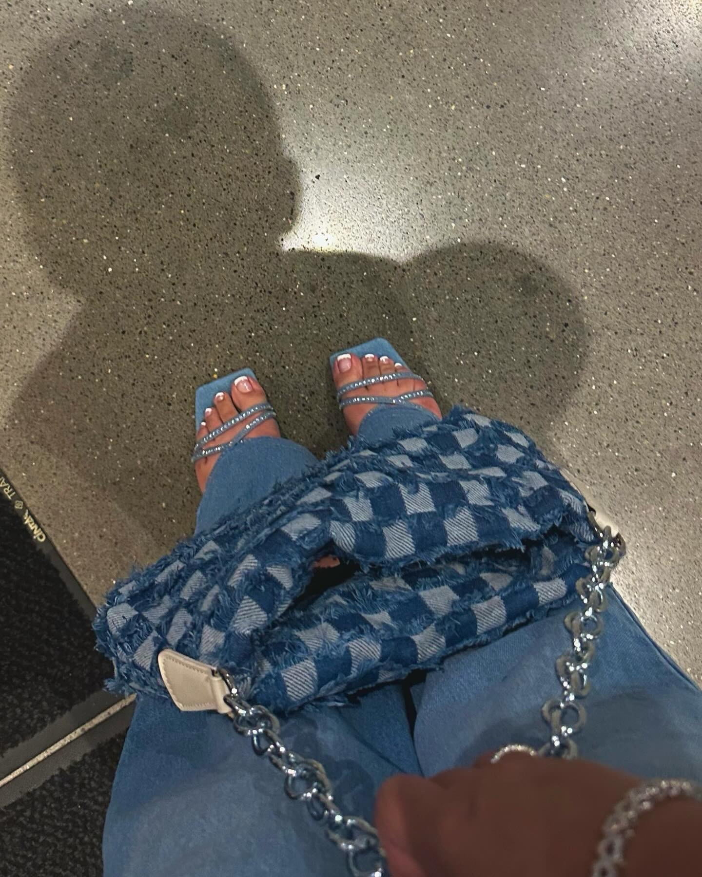 Rhinestones + Frenchies 😍