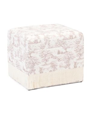 21x18 Ruth Fringe Ottoman | Poufs & Ottomans  | Marshalls | Marshalls