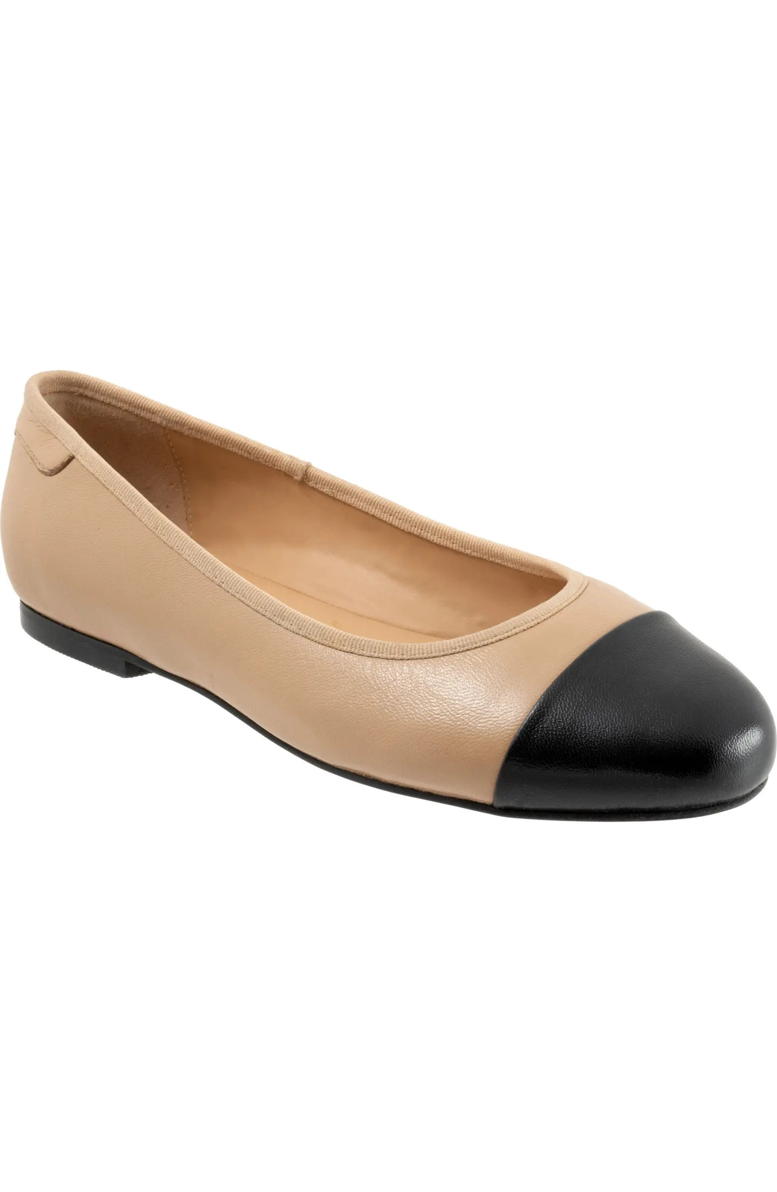 Clara Cap Toe Flat (Women) | Nordstrom