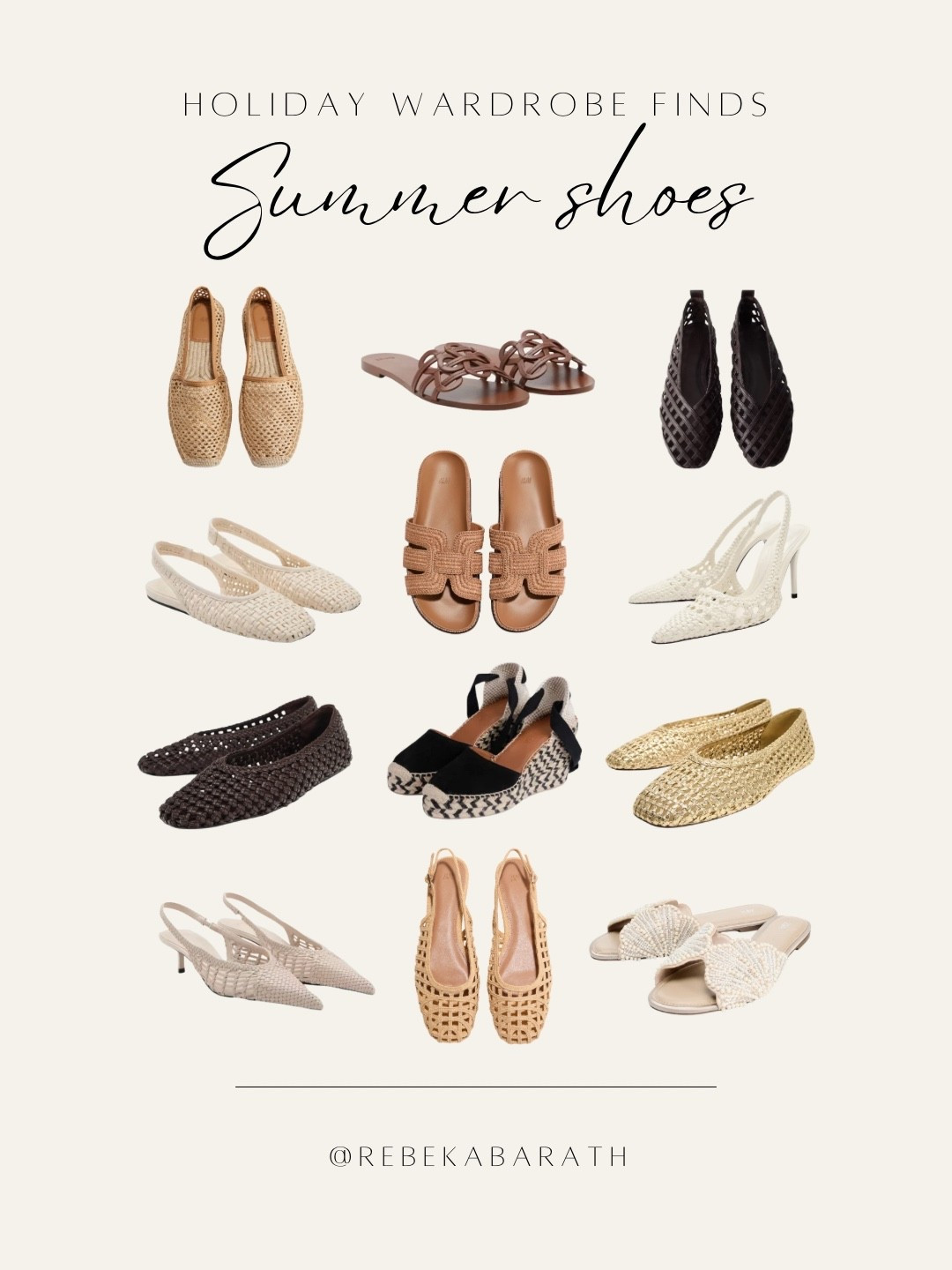 holiday wardrobe finds // summer shoes 

summer fashion | braided shoes | espadrilles | straw shoes

#LTKSeasonal