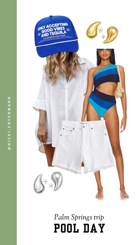 Styled up a pool day outfit for you, featuring my favorite dad shorts from Abercrombie! 

Pool day, dad shorts, pool loungewear, Palm Springs, cute poolside outfits, nicki entenmann 

#LTKswim #LTKSeasonal #LTKstyletip