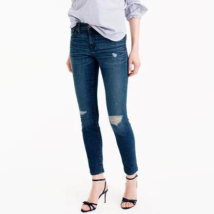 Petite distressed toothpick jean in Pamona wash | J.Crew US