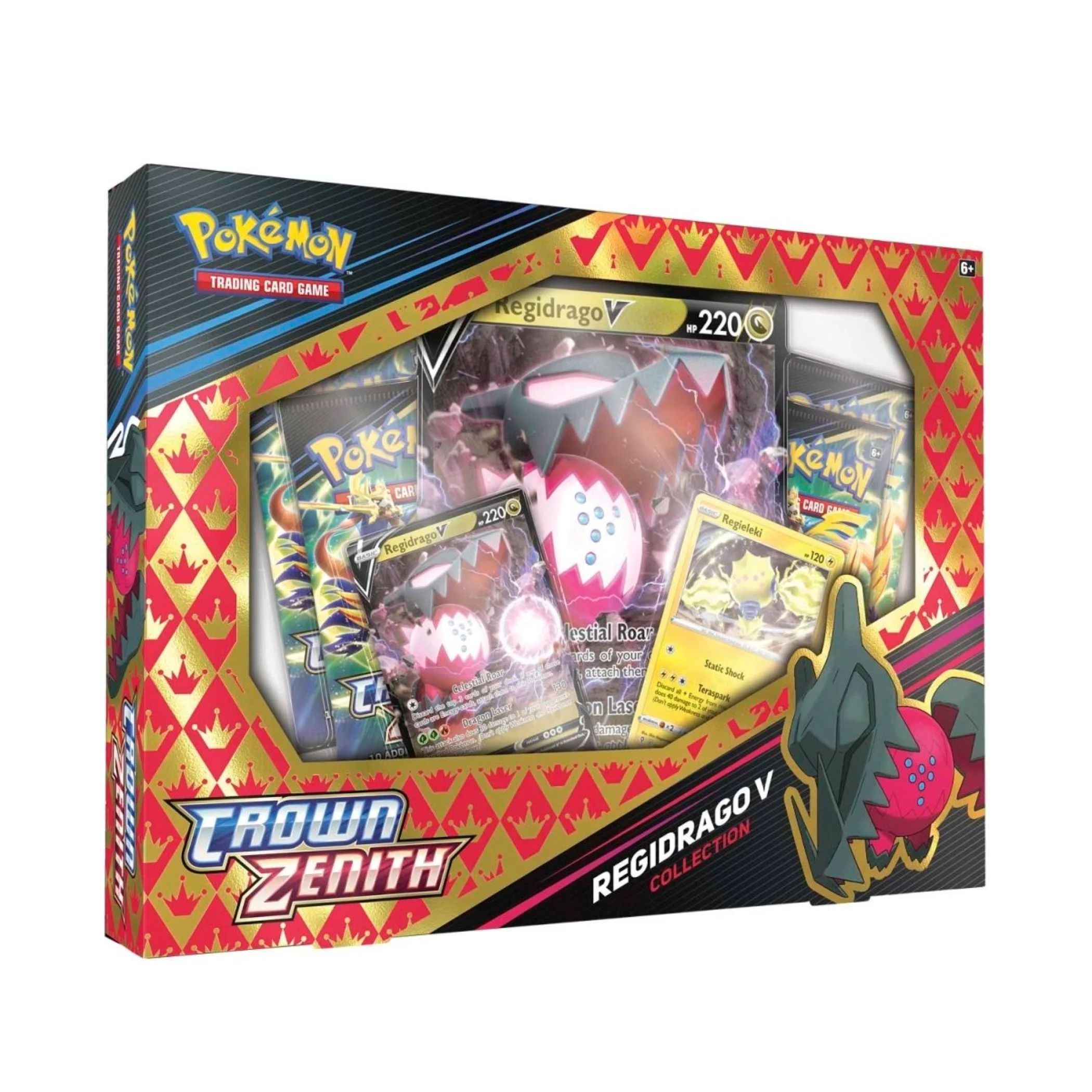 Pokémon Trading Card Games SAS12.5 Crown Zenith Regidrago V Box | Walmart (US)