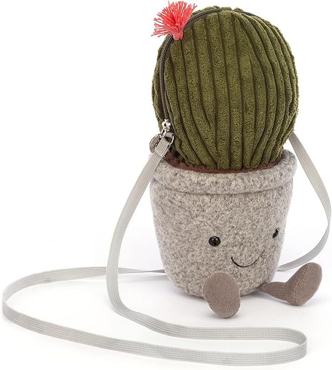Jellycat Amuseable Cactus Bag Crossbody Purse with Zip Top Gifts for Kids Girls Tweens and Teens | Amazon (US)