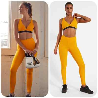 Koral Exceed Rib High Rise Legging - Mango Size Small  | eBay | eBay UK