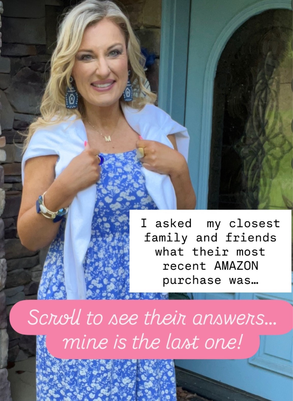 What my closest friends and family have most recently purchased from Amazon

#LTKdayinmylife #LTKmomlife #LTKvlog