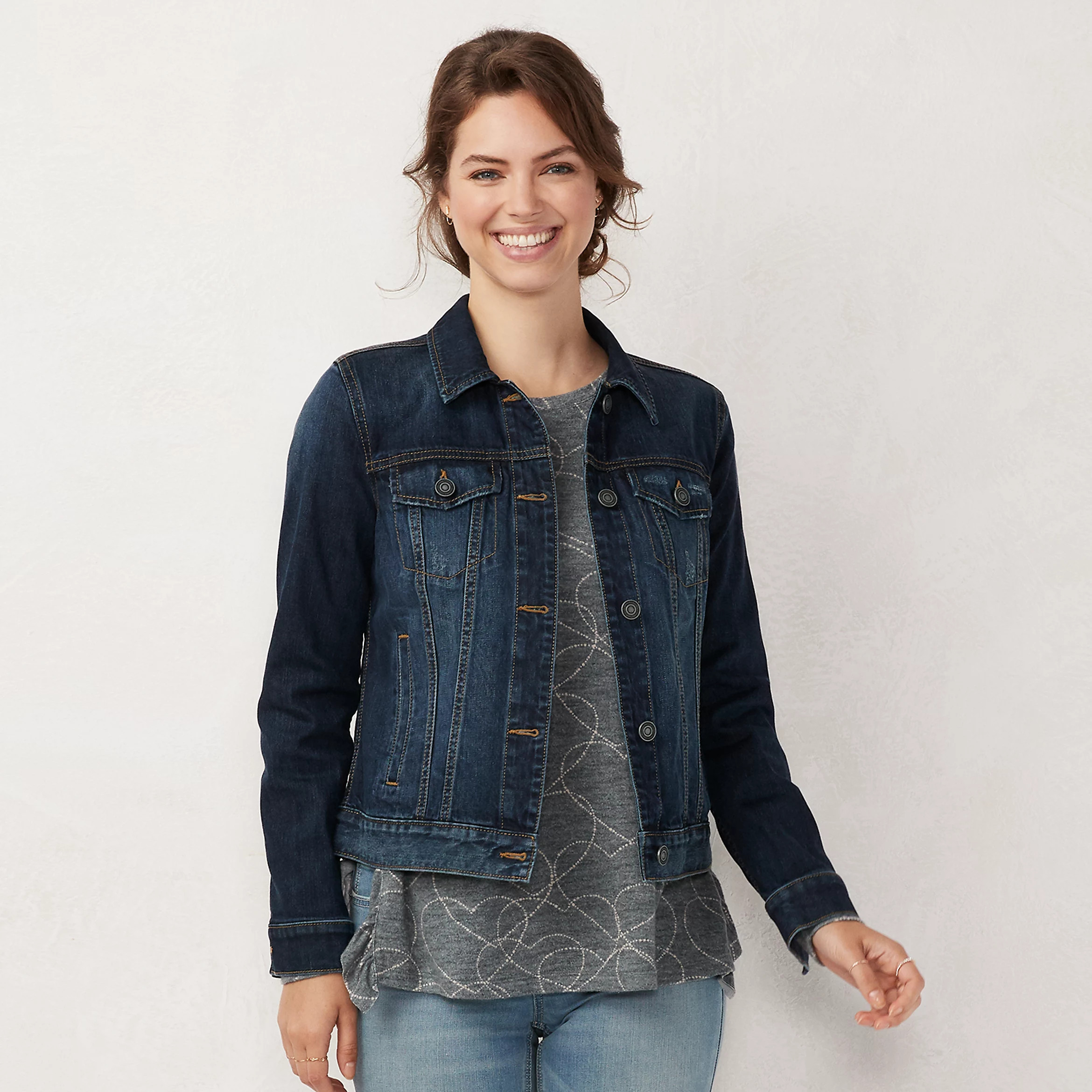 Women's LC Lauren Conrad Jean Jacket | Kohl's