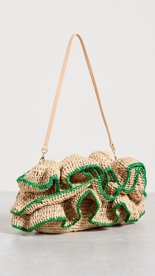 Odette Tiered Ruffle Clutch | Shopbop