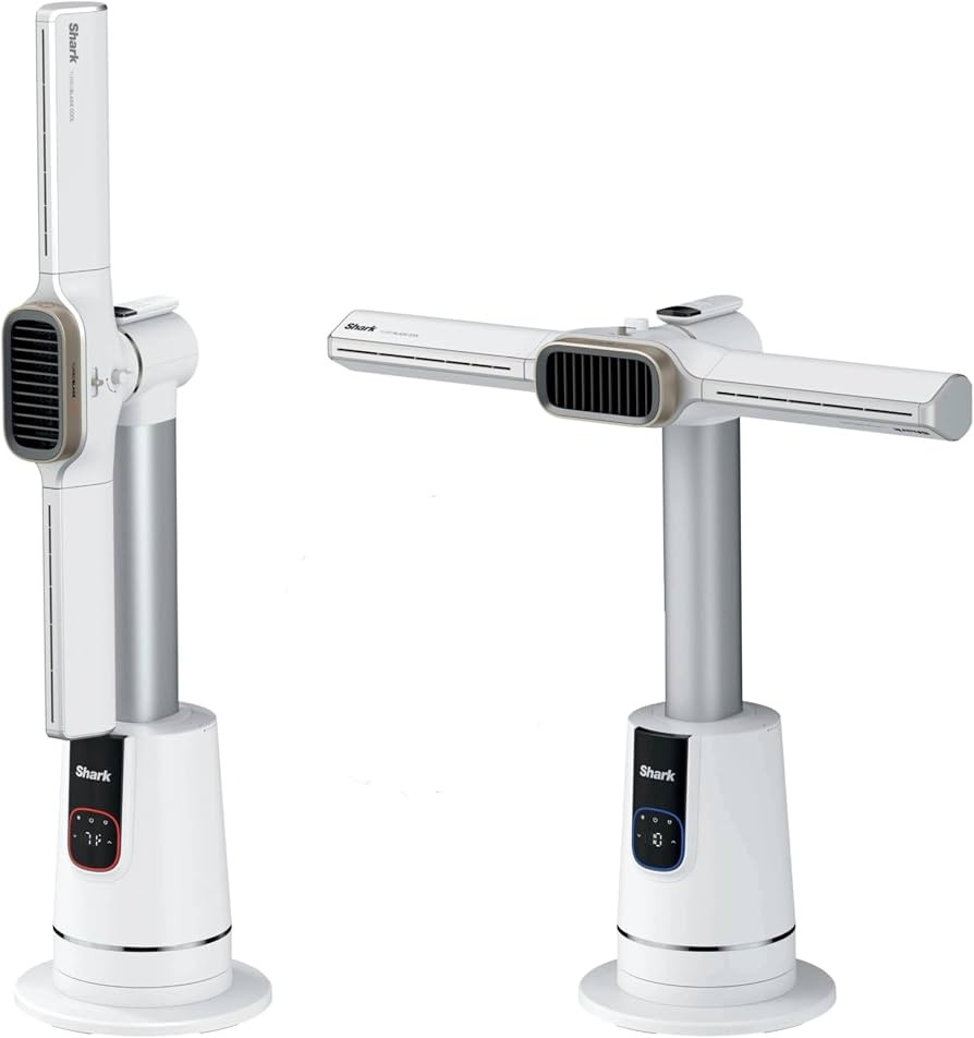 Shark TurboBlade Bladeless Tower Fan + Heat, White, TH205CO | Amazon (US)
