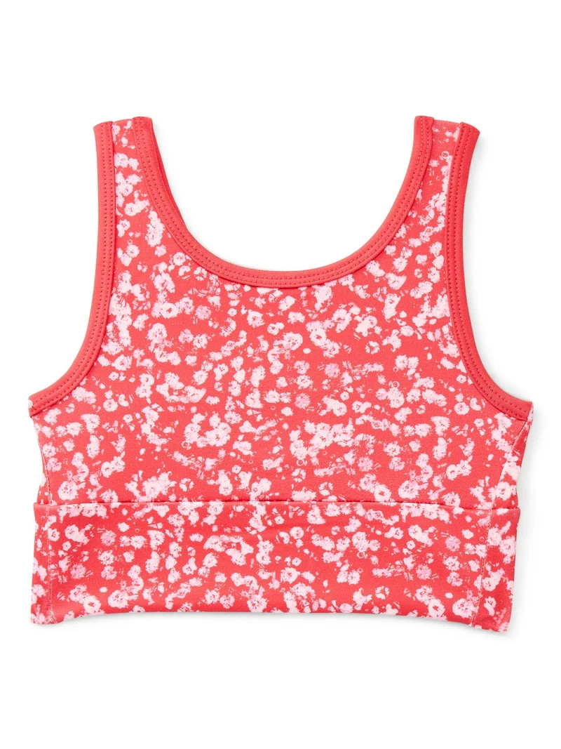 Athletic Works Girls Racerback Sports Bra, Sizes 4-18 | Walmart (US)