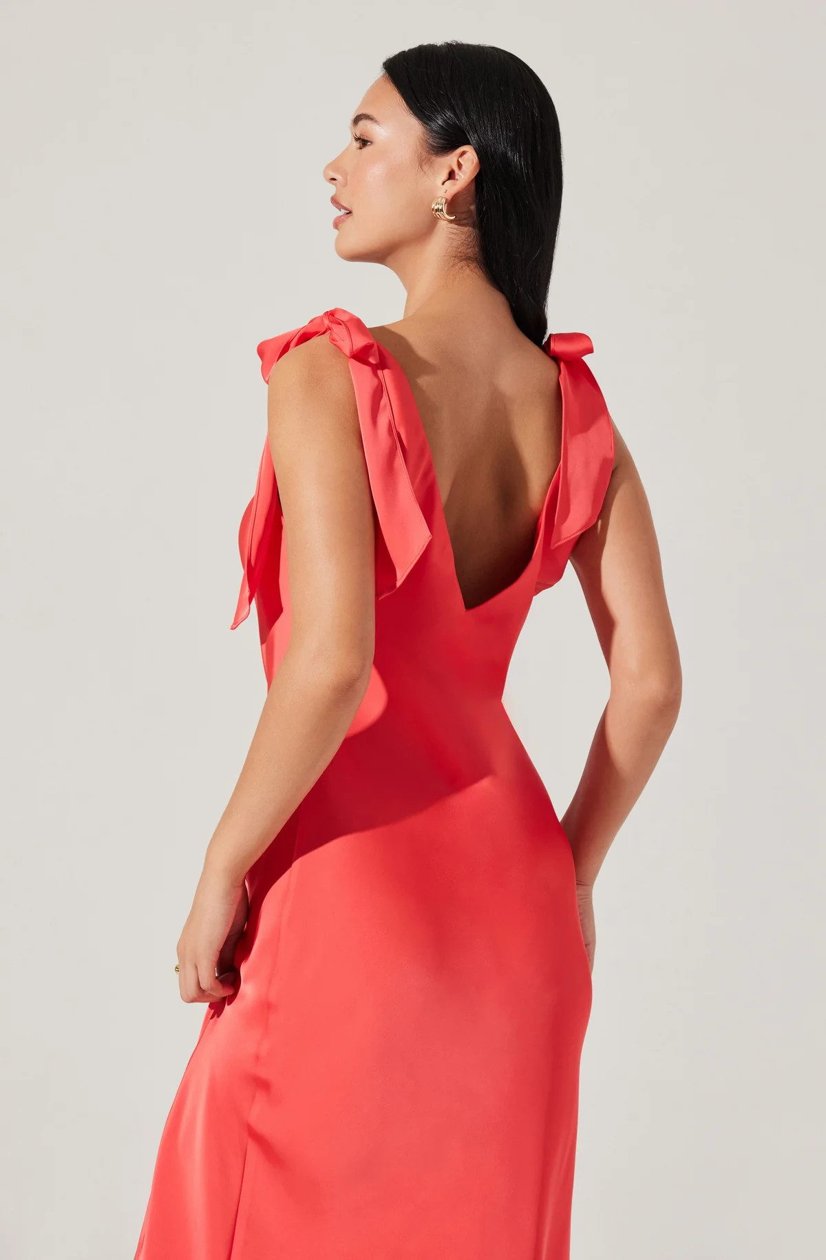 Allexina Satin Midi Dress | ASTR The Label (US)