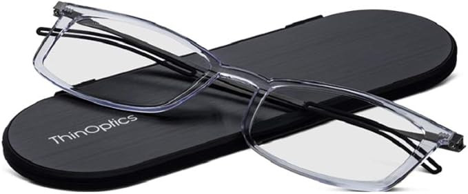 ThinOptics Frontpage Brooklyn Reading Glasses + Milano Aluminum Case | Amazon (US)