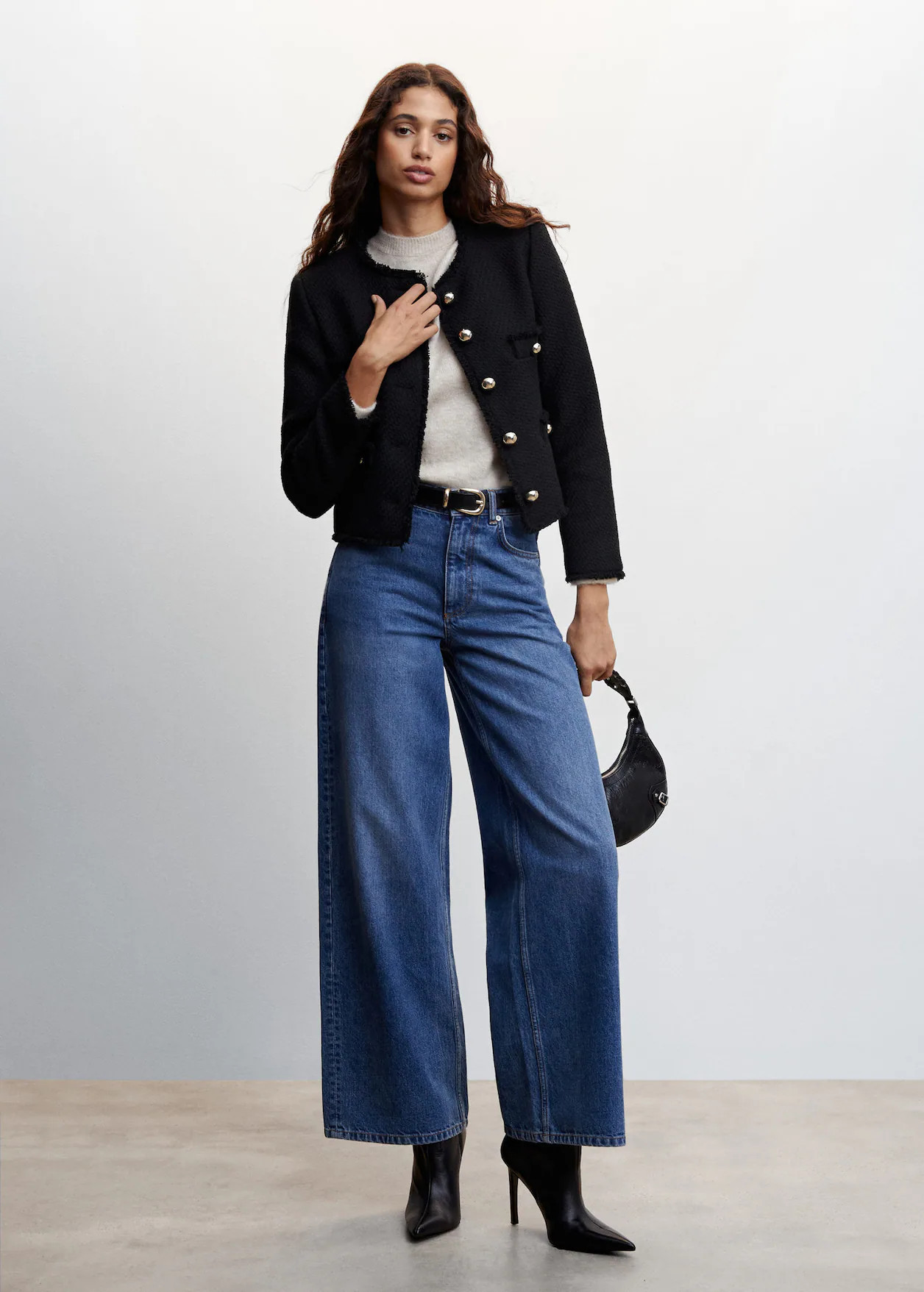 Pocket tweed jacket -  Women | Mango USA | MANGO (US)