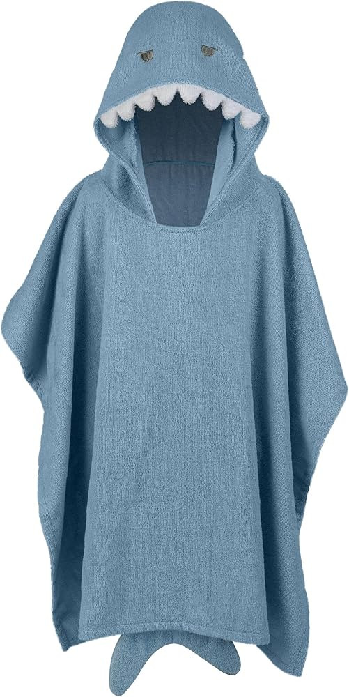 Stephen Joseph, Beach and Bath Poncho, 100% Cotton Hooded Towel for Toddlers 2-6 Years Boys and G... | Amazon (US)