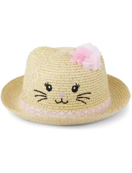 Toddler Girls Cat Fedora - natural | The Children's Place