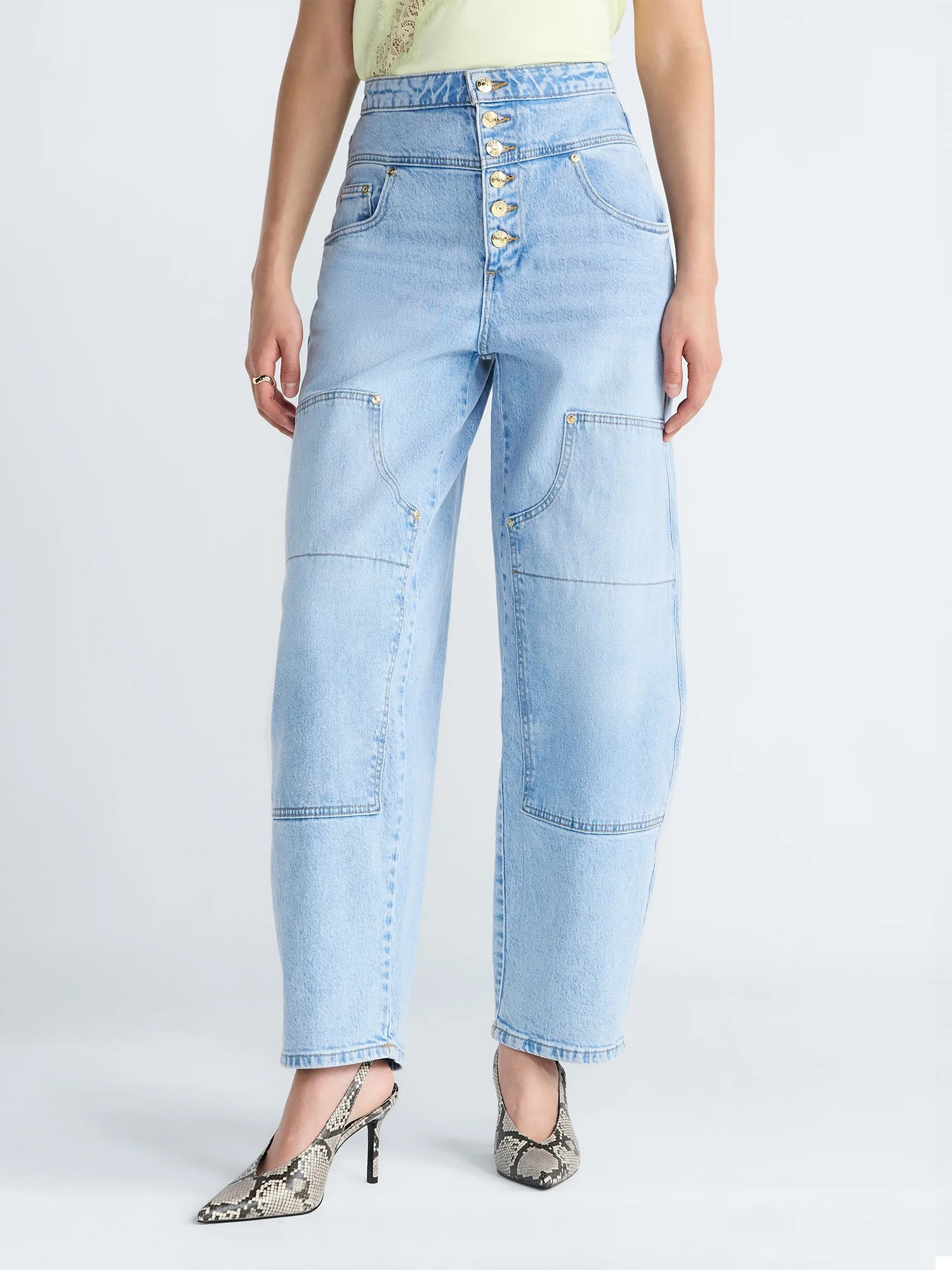 Devil Wears Prada Scoop Collection Women's High-Waisted Jeans, Sizes 0-20 | Walmart (US)