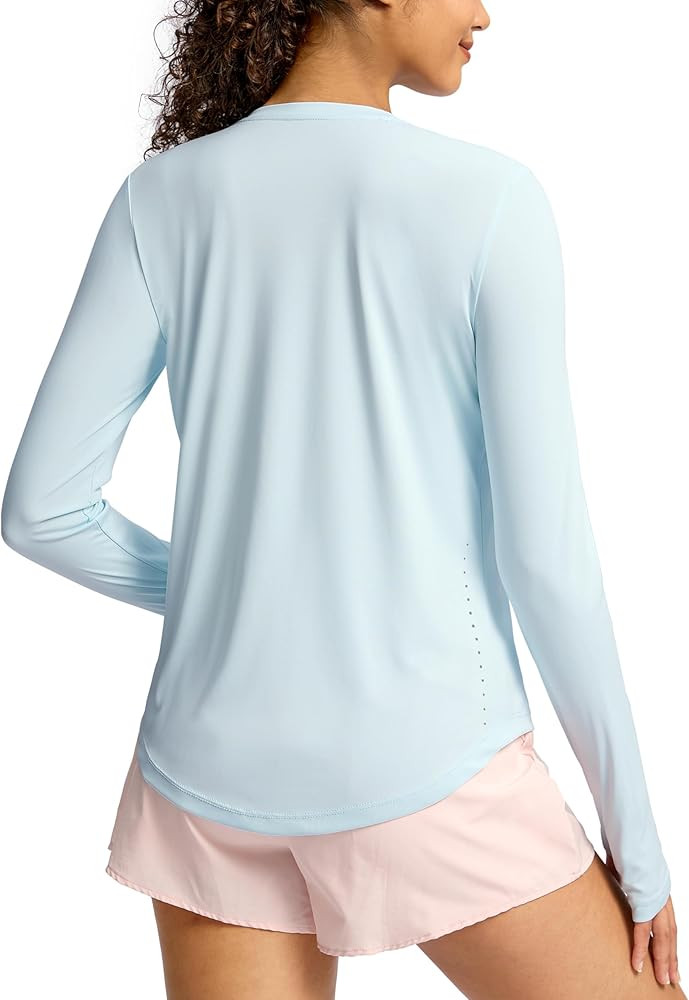 Soothfeel Lightweight Long Sleeve Workout Tops for Women Gym Running Athletic UPF 50+ Sun Shirts ... | Amazon (US)