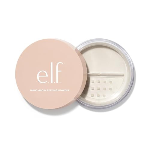 e.l.f. Halo Glow Setting Powder, Silky, Weightless Formula, Semi-Matte Finish, Light, 0.24 Oz (6.8g) | Amazon (CA)