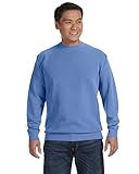 Comfort Colors Adult Crewneck Sweatshirt, Style 1566, Flo Blue, X-Large | Amazon (US)