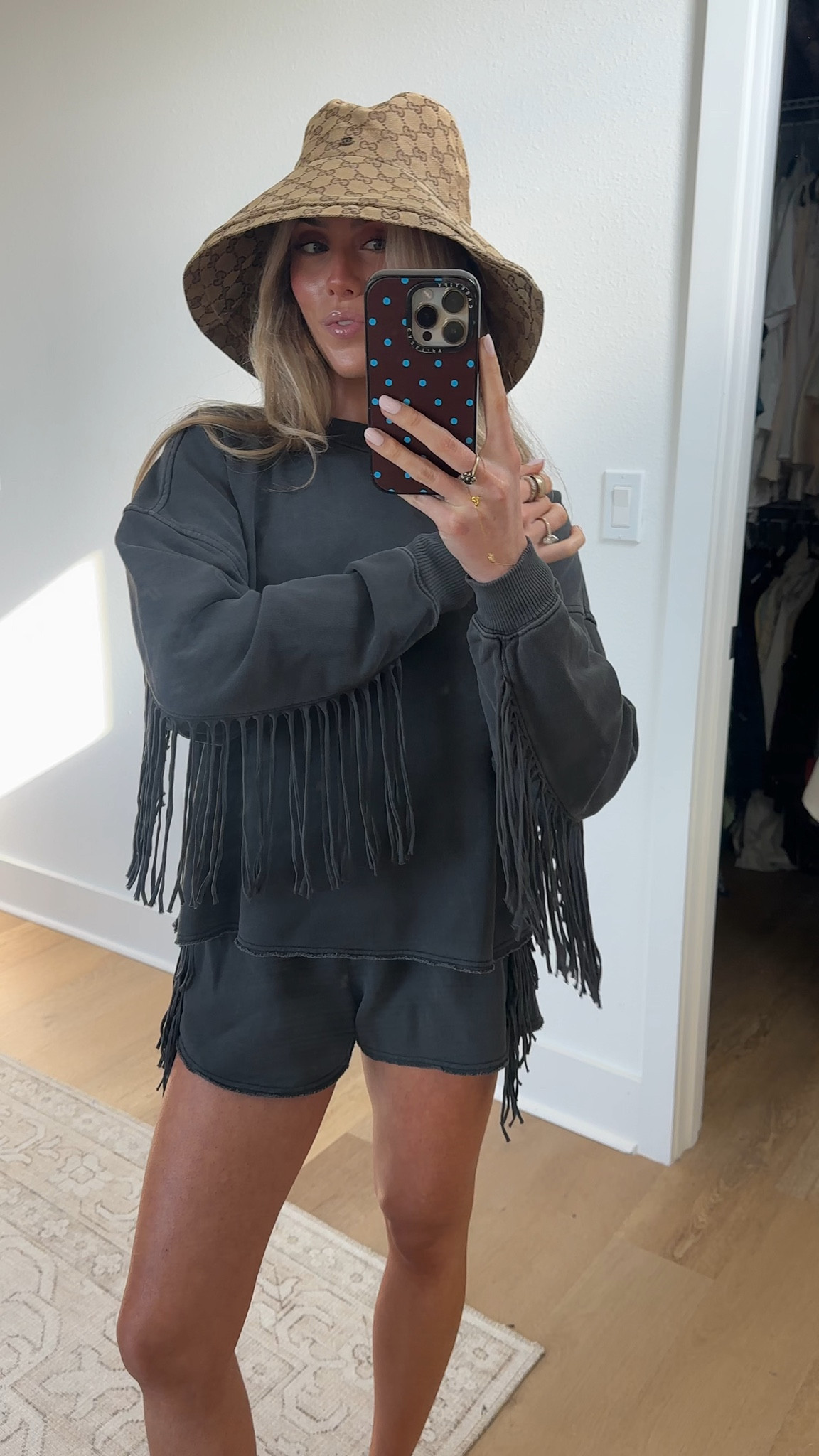 My new hat from DHG8! I have it linked in my ShopMy. My matching set however is an @Aerie find  

#LTKSwim #LTKootd #LTKSaleAlert