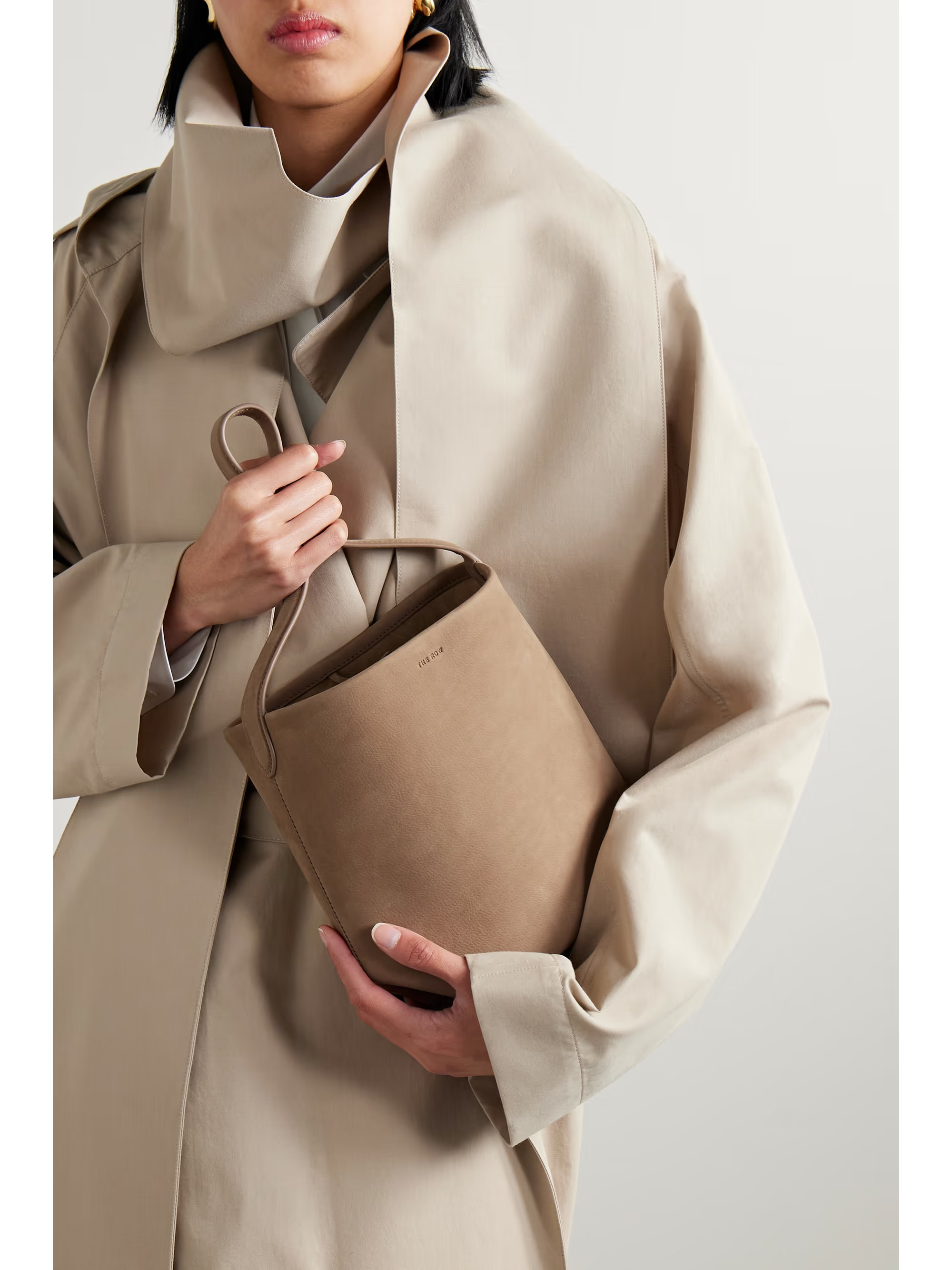 THE ROW N/S Park small nubuck tote | NET-A-PORTER | NET-A-PORTER (UK & EU)