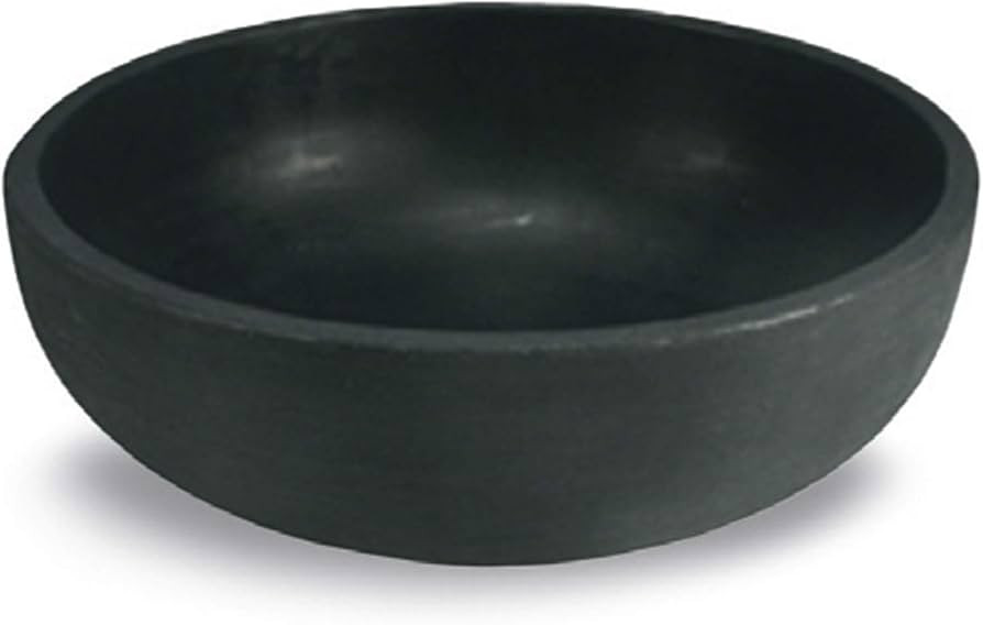 Crescent Garden Orinoco Planter, Double-Walled Plant Bowl, 21-Inch (Caviar Black) | Amazon (US)