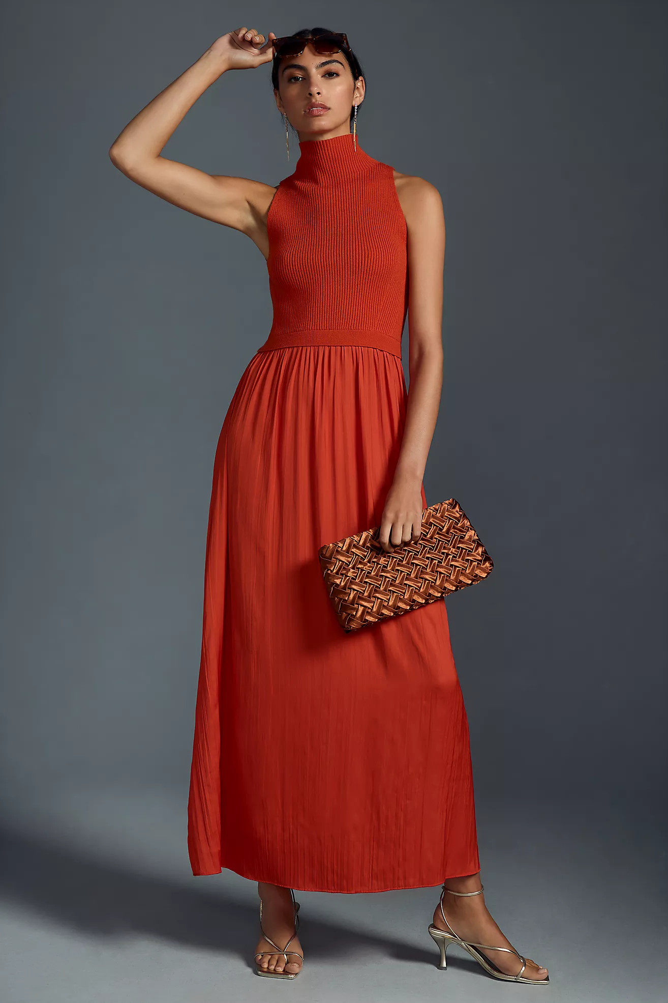 The Thea Twofer Sleeveless Sweater Dress | Anthropologie (US)