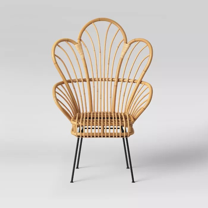 Avocet Rattan Fan Back Accent Chair - Opalhouse™ | Target