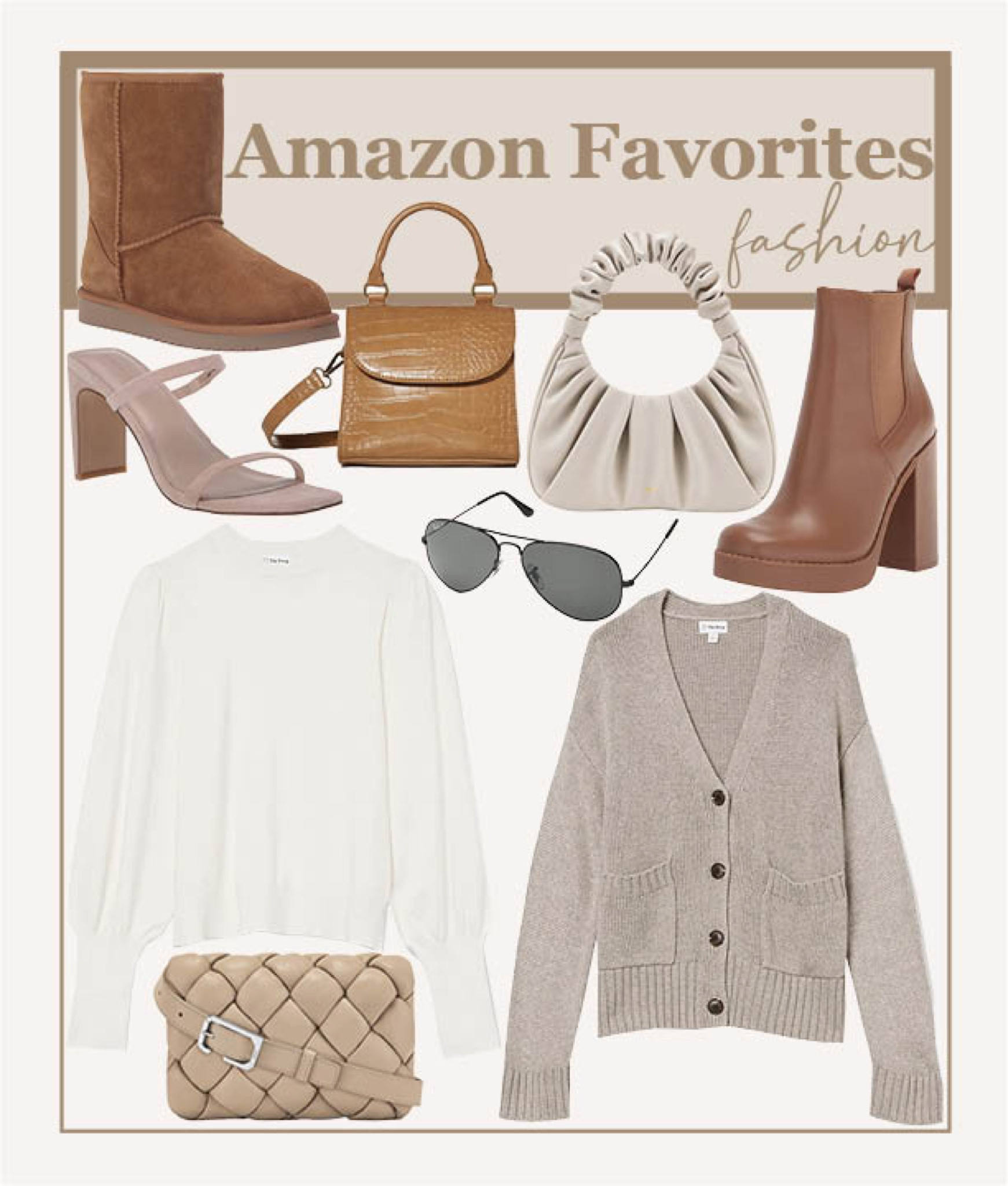 Amazon fashion favorites // Amazon finds // Amazon must haves // Fashion // Winter fashion // Uggs // Sweater // Booties

#LTKSeasonal #LTKunder50 #LTKstyletip