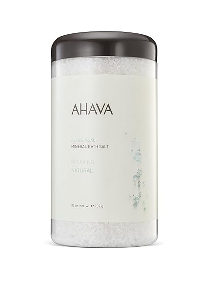 AHAVA Dead Sea Mineral Bath Salt- Intense Relaxation for Body & Mind, Elevates Moisture, Softens ... | Amazon (US)