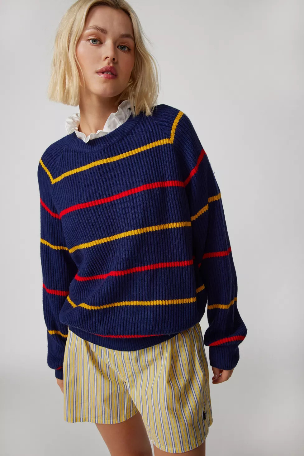 Urban Renewal Vintage Striped Oversized Sweater | Urban Outfitters (US and RoW)