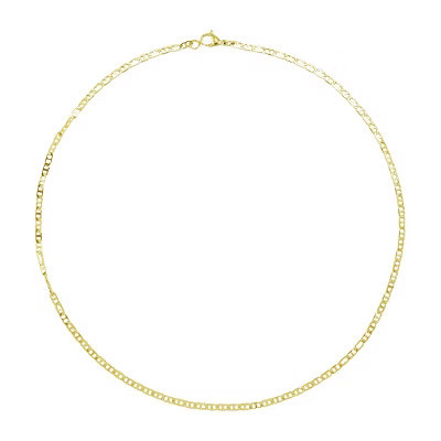 Slate by Rebl Flat Anchor Chain Necklace  18K Gold Plated Stainless Steel | Target