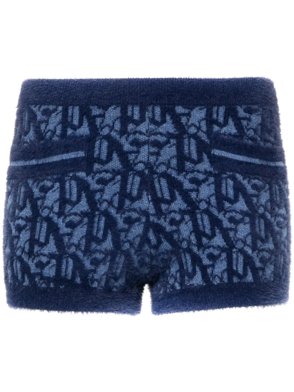 Palm Angels monogram-jacquard Knitted Shorts - Farfetch | Farfetch Global