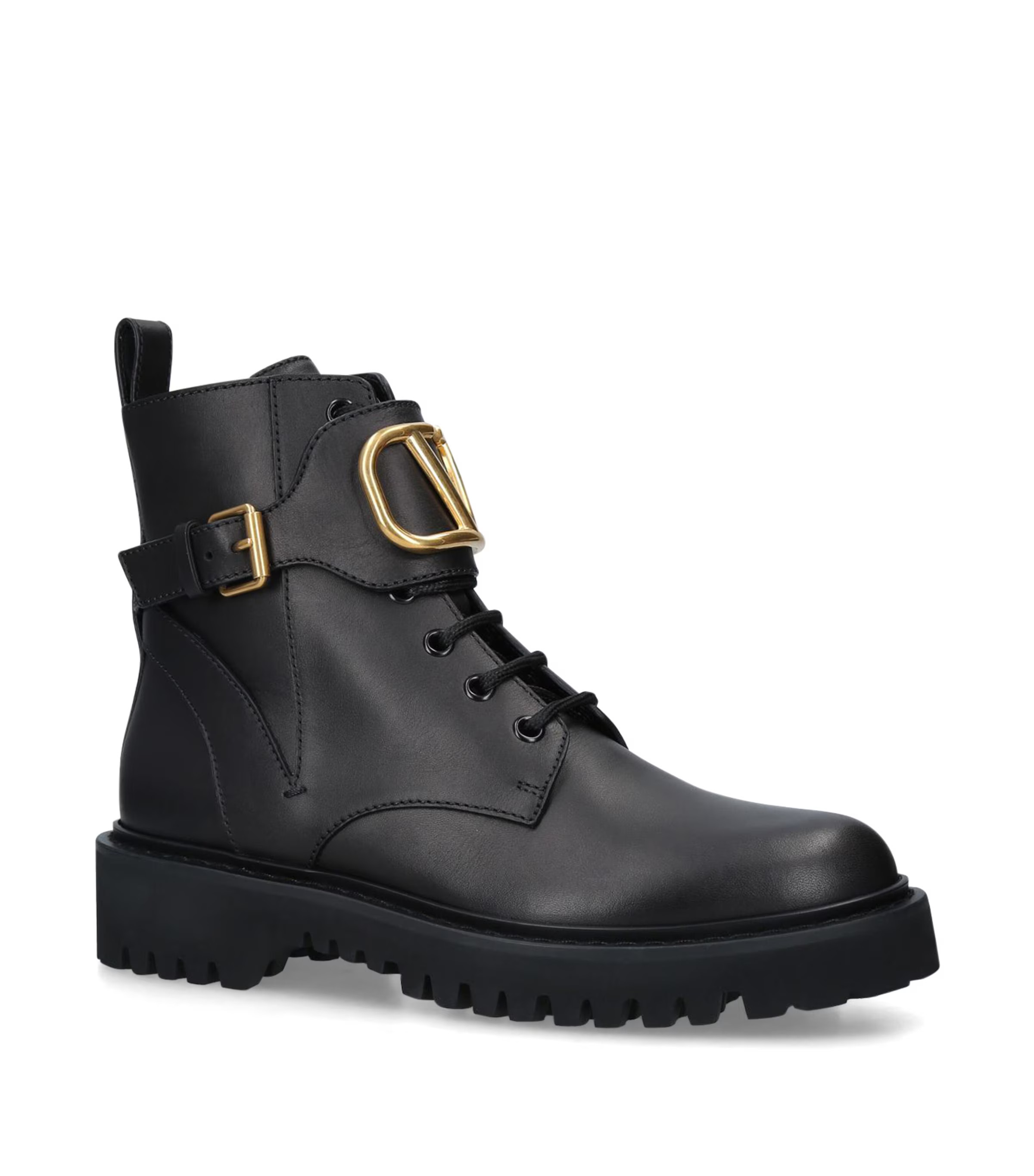 Valentino Garavani Vlogo Combat Boots | Harrods (US)