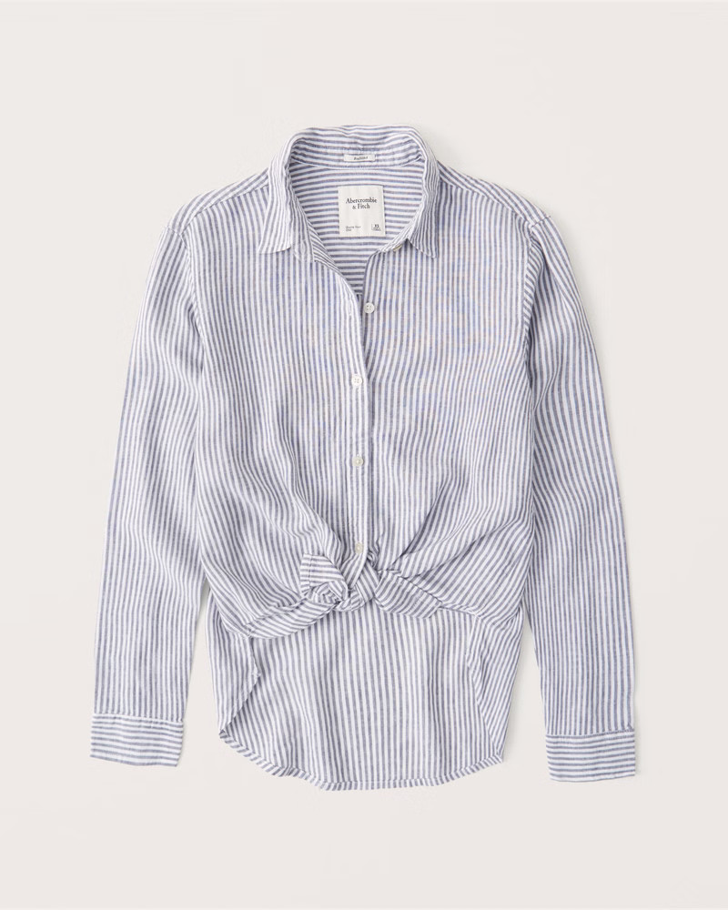 Long-Sleeve Resort Shirt | Abercrombie & Fitch (US)
