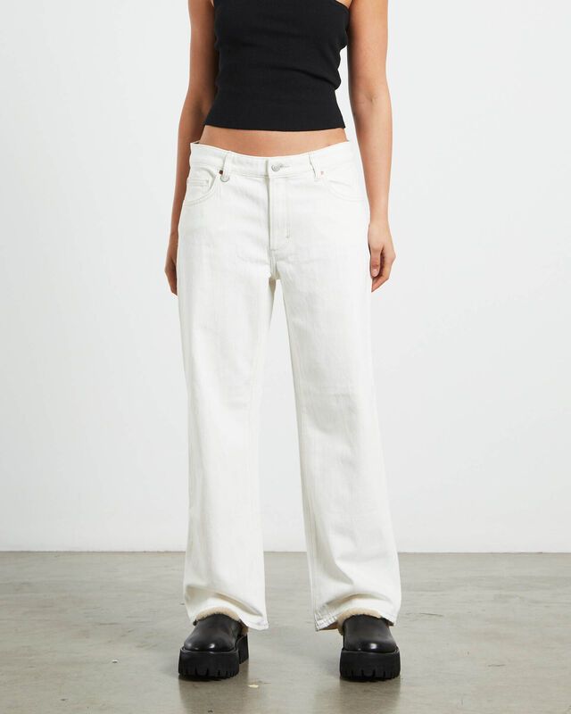 Daria Boyfriend Jeans in Off White | General Pants