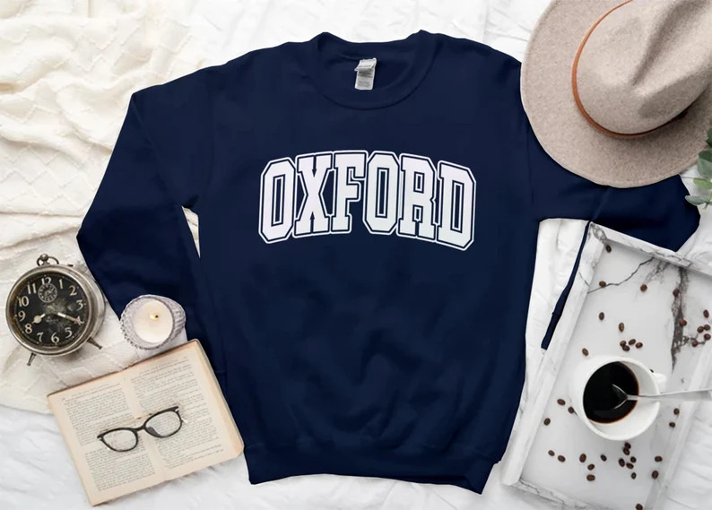 Oxford Sweatshirt, Comfort Oxford College Style Sweater, Perfect for Oxford Student Gifts, Oxford... | Etsy (US)