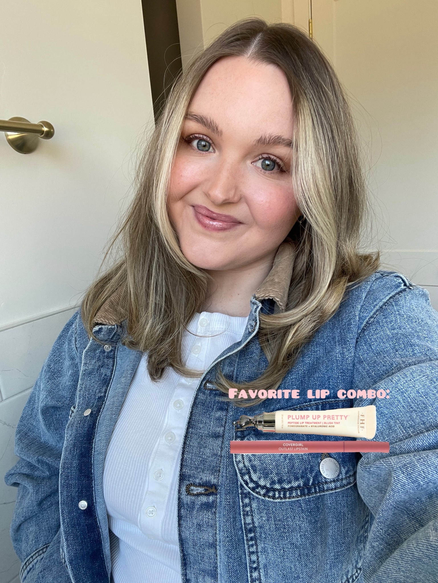 Sharing this lip combo! The covergirl lip stain and this farm fresh house gloss is my current favorite. 