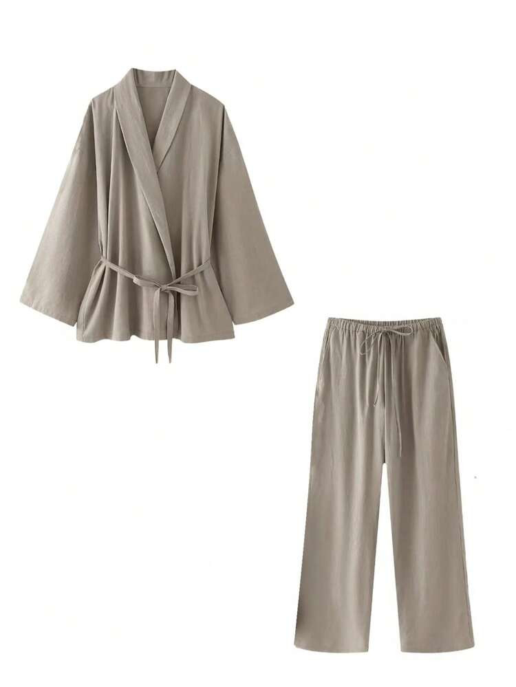 Damen Arabischer Einfarbiger Eleganter Gürtel Accessoire Set Für Den Lässig Bereich | SHEIN