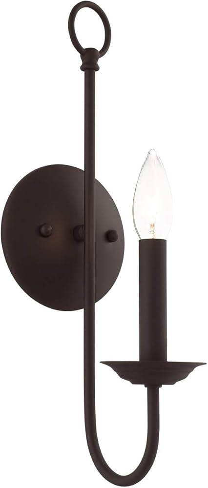 Livex Lighting 42681-07 1 Light Bronze Wall Sconce | Amazon (US)