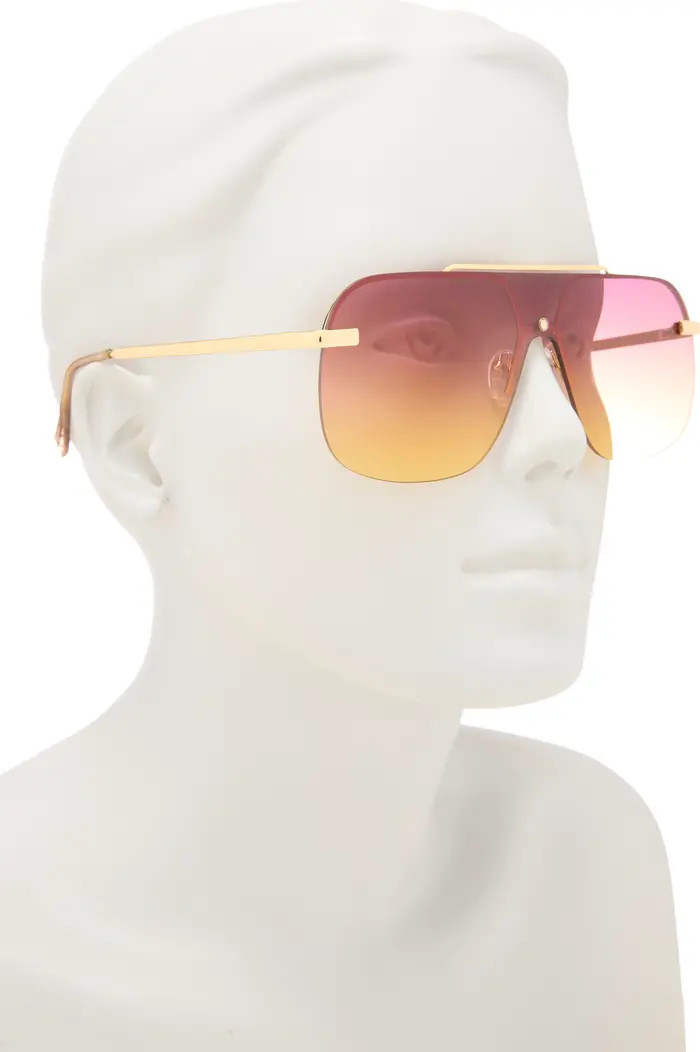 Venatici 137mm Aviator Sunglasses | Nordstrom